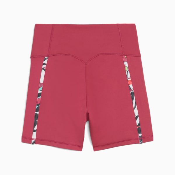 TROPICAL Women's Graphic 5" Short Tights, Port, extralarge